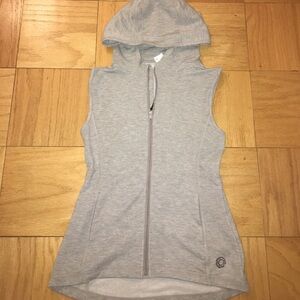 GLYDER Heather grey Vest with pockets